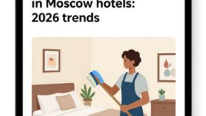 Современный гостиничный номер в Москве, соответствующий новым стандартам чистоты и трендам уборки 2026 года от Cl-Cl